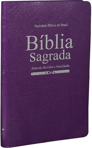 Bíblia Sagrada RA Couro Sintético - Violeta.