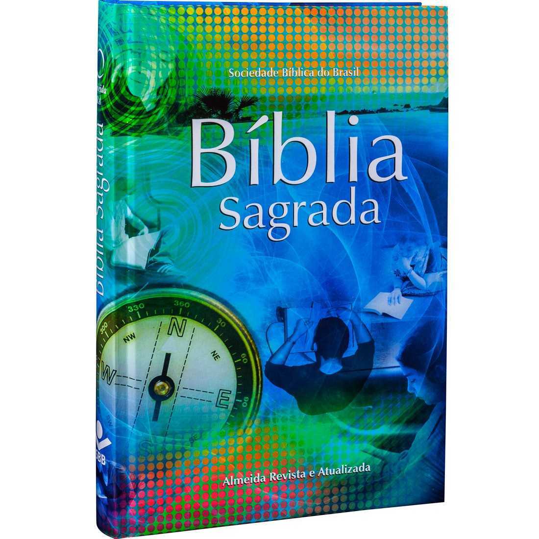 Bíblia Sagrada – Ra – Capa Dura – Azul