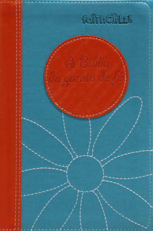 A Bíblia da Garota de Fe Ntlh - Laranja E Azul