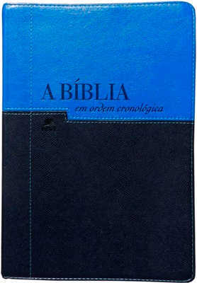 Bíblia Nvi Em Ordem Cronológica – Azul Claro E Escuro