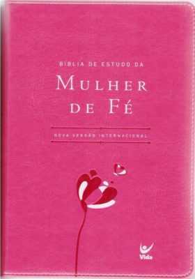 Bíblia De Estudo Da Mulher De Fé – Nvi – Luxo Rosa