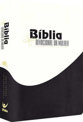 Bíblia NVI Devocional da Mulher - Pérola com Preto