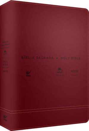 Bíblia NVI Português-Inglês - Vermelha