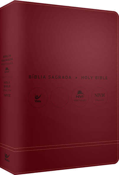 Bíblia Sagrada Nvi – Holy Bible | Português – Inglês | Vermelha