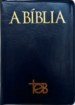 Bíblia TEB - Azul lisa Zíper