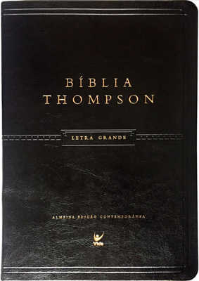 Bíblia Thompson – Aec – Letra Grande – Luxo Preta C/ Índice