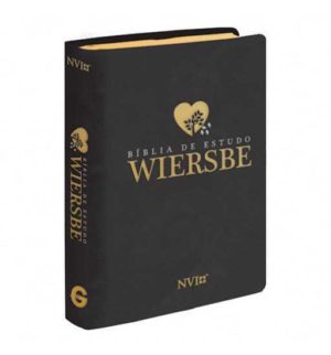 Bíblia de Estudo Wiersbe - Luxo Preta