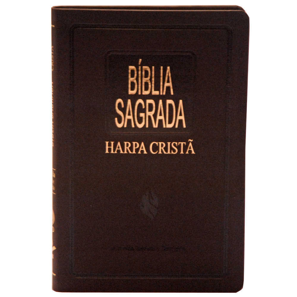 Bíblia Média Slim Com Harpa Marrom – Cpad
