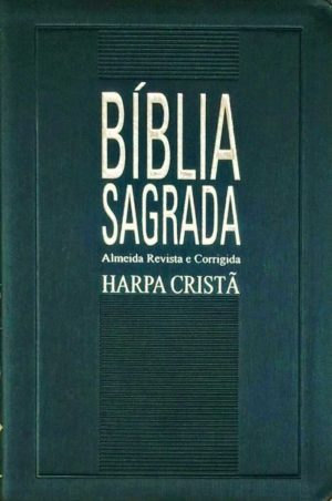 Bíblia Sagrada Média Slim Com Harpa Verde Escuro - Cpad