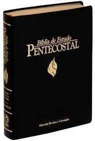 Bíblia de Estuo Pentecostal - Preta - CPAD
