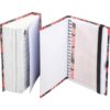 Bíblia Sagrada - com caderno para anotações - Floral Vermelho
