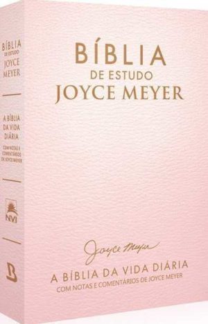 Bíblia de Estudo Joyce Meyer - Luxo - Capa Rosa