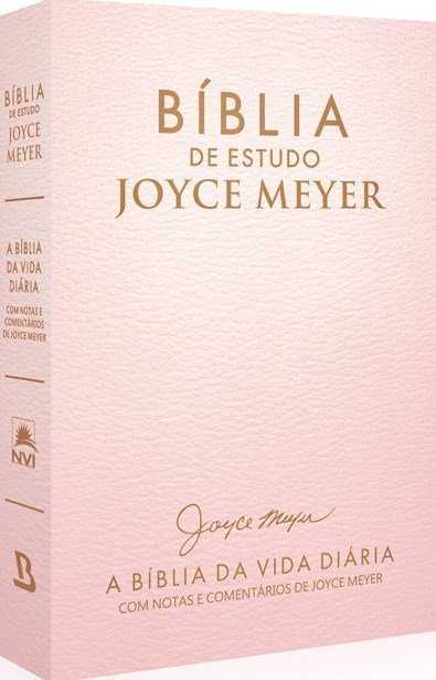Bíblia De Estudo Joyce Meyer – Luxo – Capa Rosa