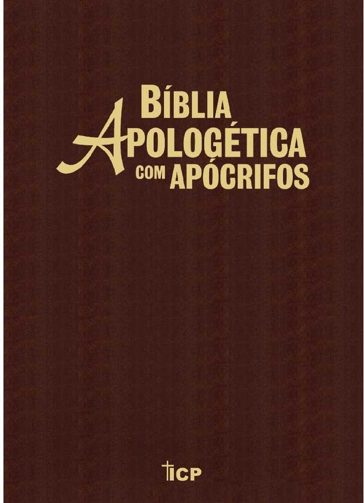 Bíblia Apologética Com Apócrifos Marrom