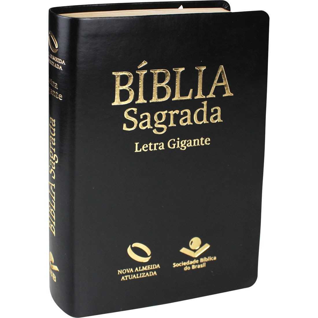 Bíblia Sagrada Nova Almeida Atualizada Preta Nobre