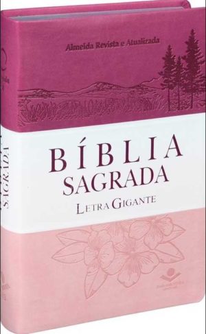 Bíblia Sagrada - Pink & Rosa - Letra Gigante - SBB
