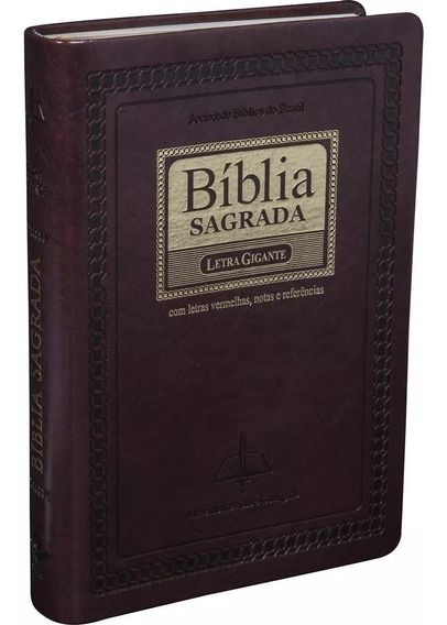 Bíblia Sagrada Rc – Marrom – Letra Gigante C/Índice