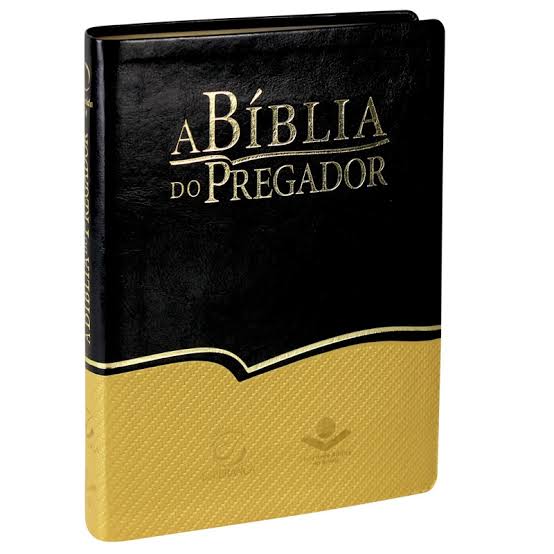 A Bíblia Do Pregador | Preto E Dourada