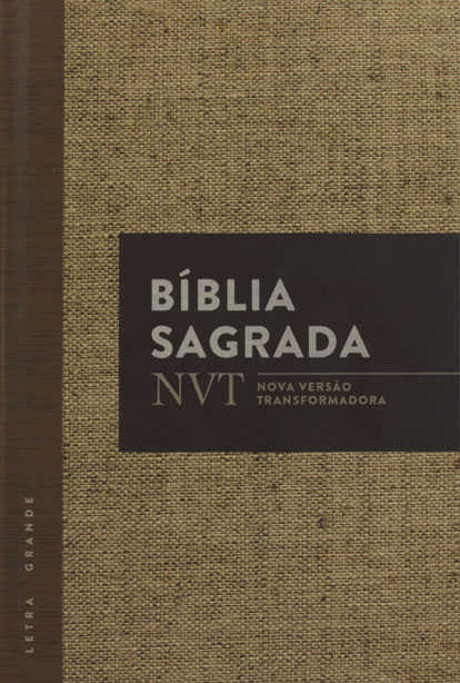 Bíblia Sagrada Nvt – Letra Grande/Capa Juta