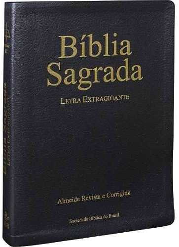Bíblia Sagrada Rc – Preta C/Índice – Letra Extragigante
