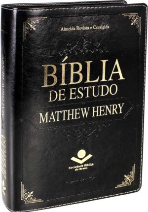 Bíblia de estudo Matthew Henry - Preta
