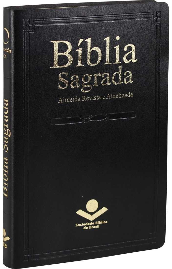 Bíblia Sagrada Ra Slim – Luxo Preto