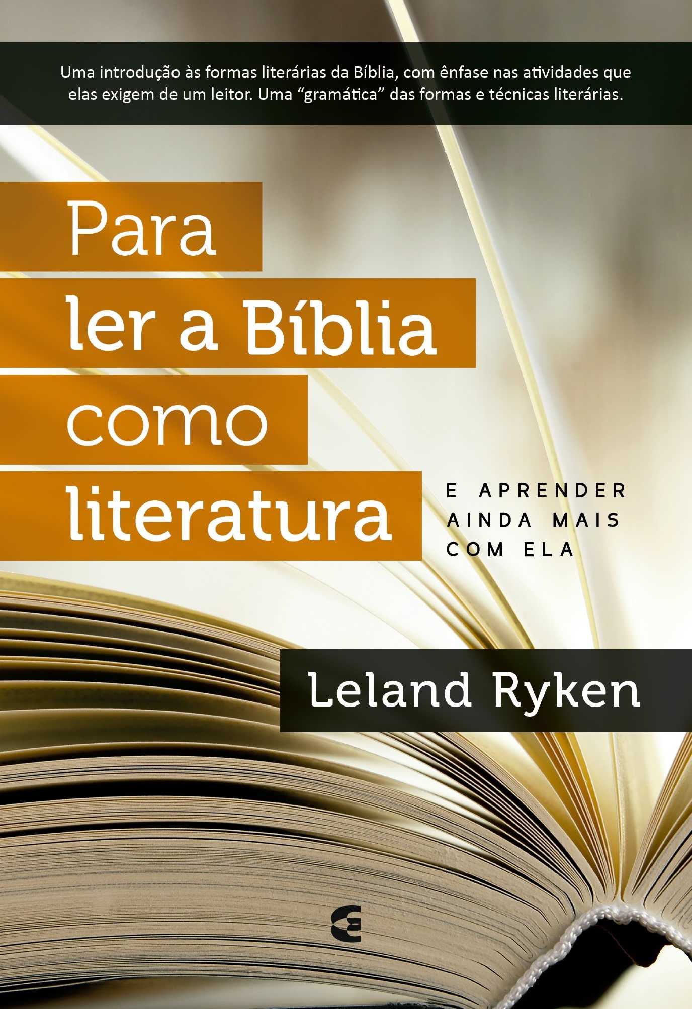 livro- Como Ler a Bíblia: História. Profecia ou Literat