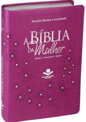 A Bíblia da Mulher – Purpura/Flor – Média RA