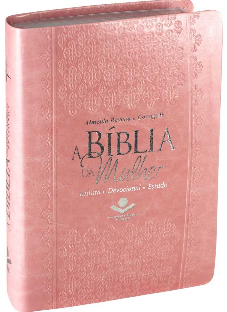 A Bíblia Da Mulher – Rosa Claro – Média Rc