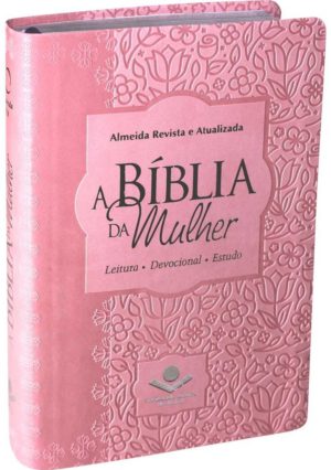 A Bíblia da Mulher – Rosa Claro – Média RA