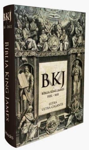 Bíblia King James Fiel 1611 - Letra Ultra Gigante Capa Dura - Bv books