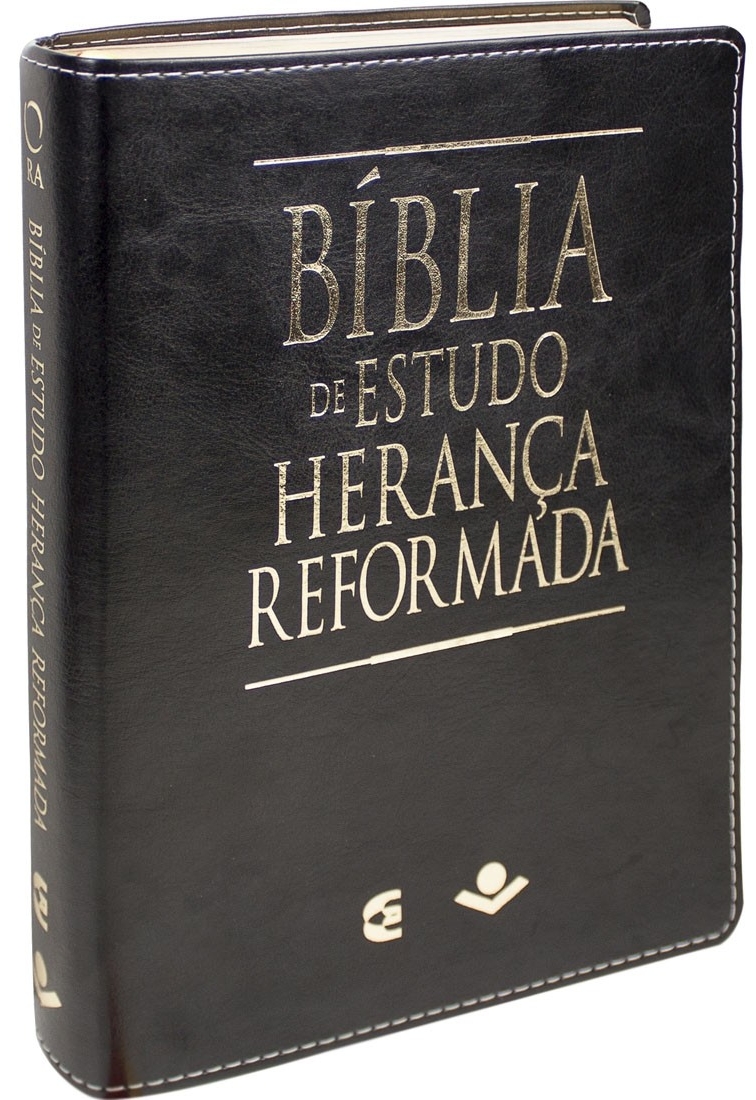 Bíblia De Estudo Herança Reformada Ra – Couro Sintético Preta