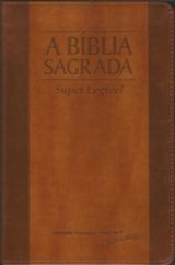 A Bíblia Sagrada Super Legível – Letra Gigante C/Índice – Chocolate/Havana