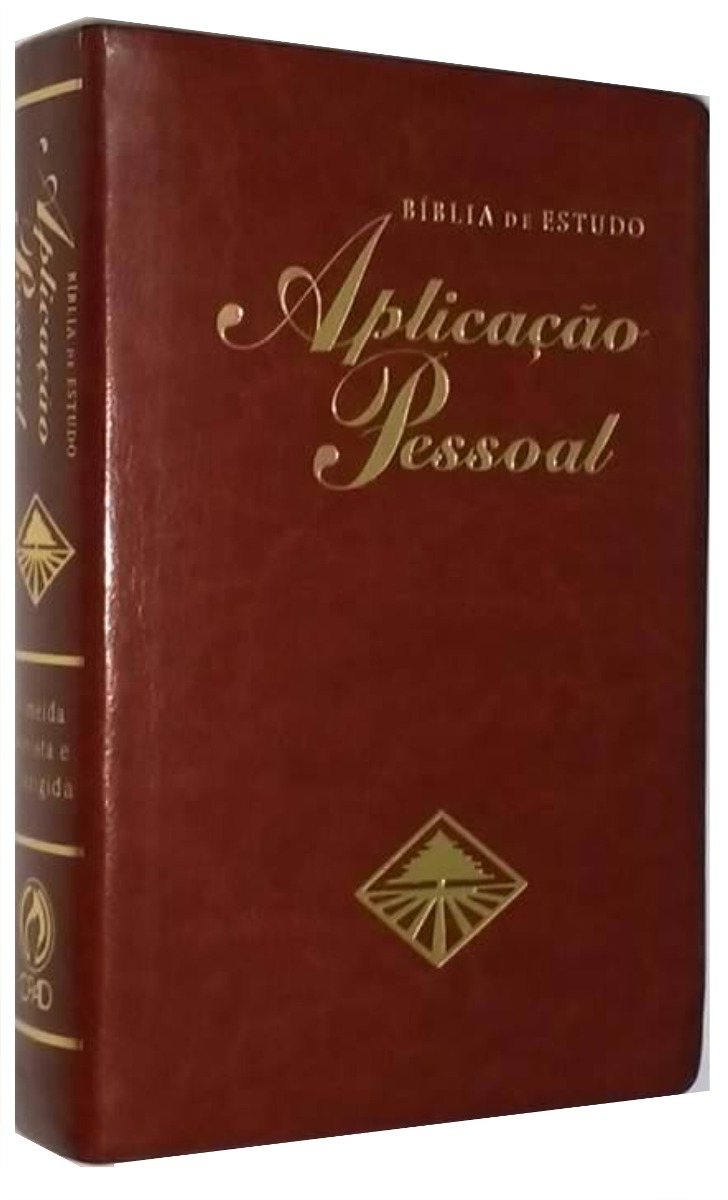 Bíblia De Estudo Aplicação Pessoal – Grande – Revista E Corrigida – (Vinho)