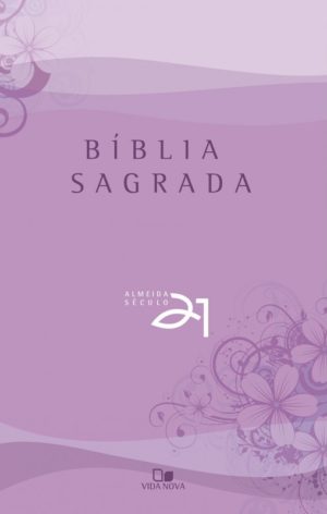 Bíblia Almeida Século 21 brochura - lilás com referências cruzadas