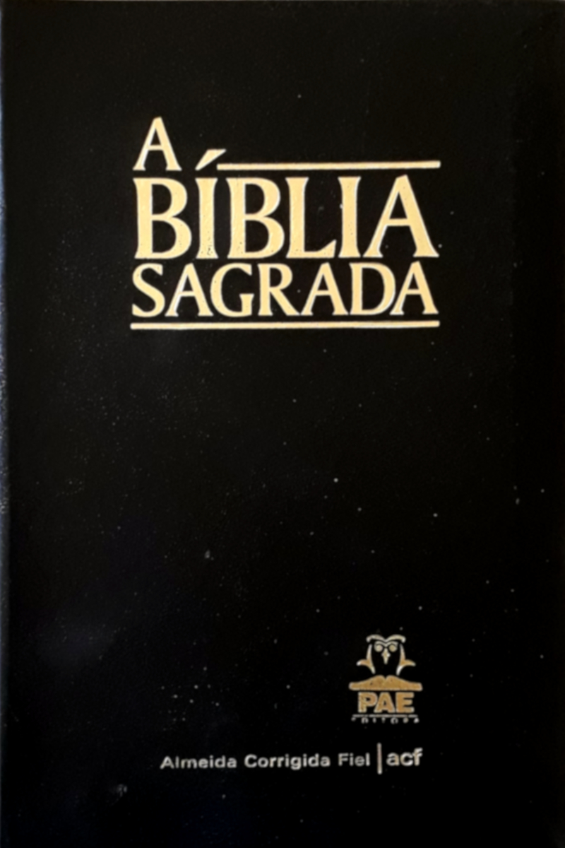 A Bíblia Sagrada Acf – Preta – Sbtb