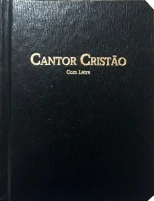 Cantor Cristão com letra - Pequeno - Preto