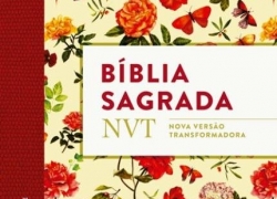 Bíblia Sagrada NVT – Capa Flores | Letra Grande