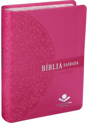 Bíblia Sagrada RA - Pink Fuxia - Letra Grande - SBB