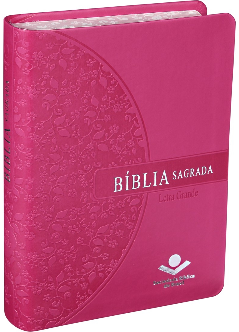 Bíblia Sagrada Ra – Pink Fuxia – Letra Grande