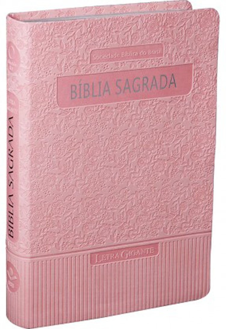 Bíblia Sagrada Ra – Rosa Claro – Letra Gigante C/Índice