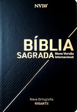 Bíblia Sagrada NVI - Nova Ortografia - Luxo Preto