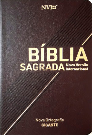 Bíblia Sagrada NVI - Nova Ortografia - Semi Luxo Marrom