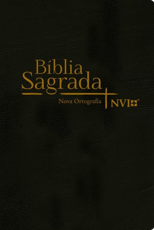 Bíblia Sagrada Nvi – Nova Ortografia | Semi Luxo Preto
