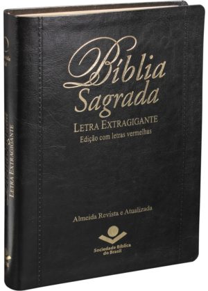 Bíblia Sagrada Letra Extragigante RA - Luxo Preta