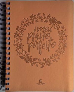 Agenda Meu Plano Perfeito - Capa Dourada