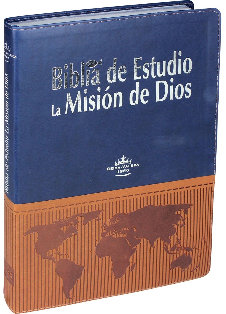 Biblia De Estudio La Misión De Dios | Azul – Marrom