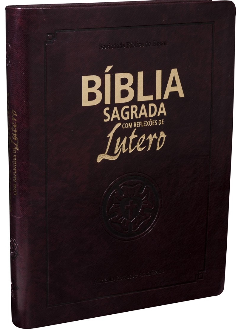 Bíblia Sagrada Com Reflexões De Lutero Ra | Média – Vinho Nobre