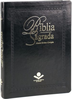 Bíblia Sagrada Letra Extragigante - Revista e Corrigida - Preta