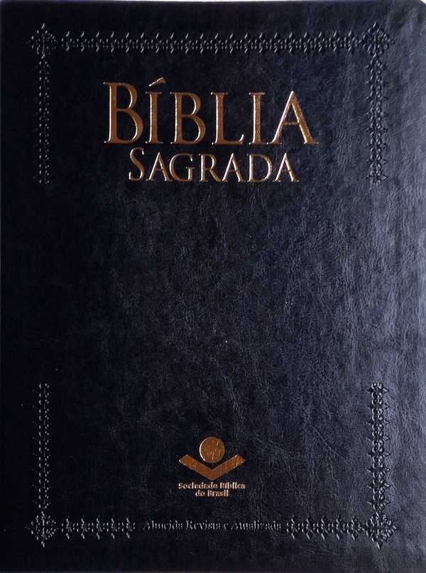 Bíblia Sagrada Letra Extragigante – Revista E Atualizada | Preta